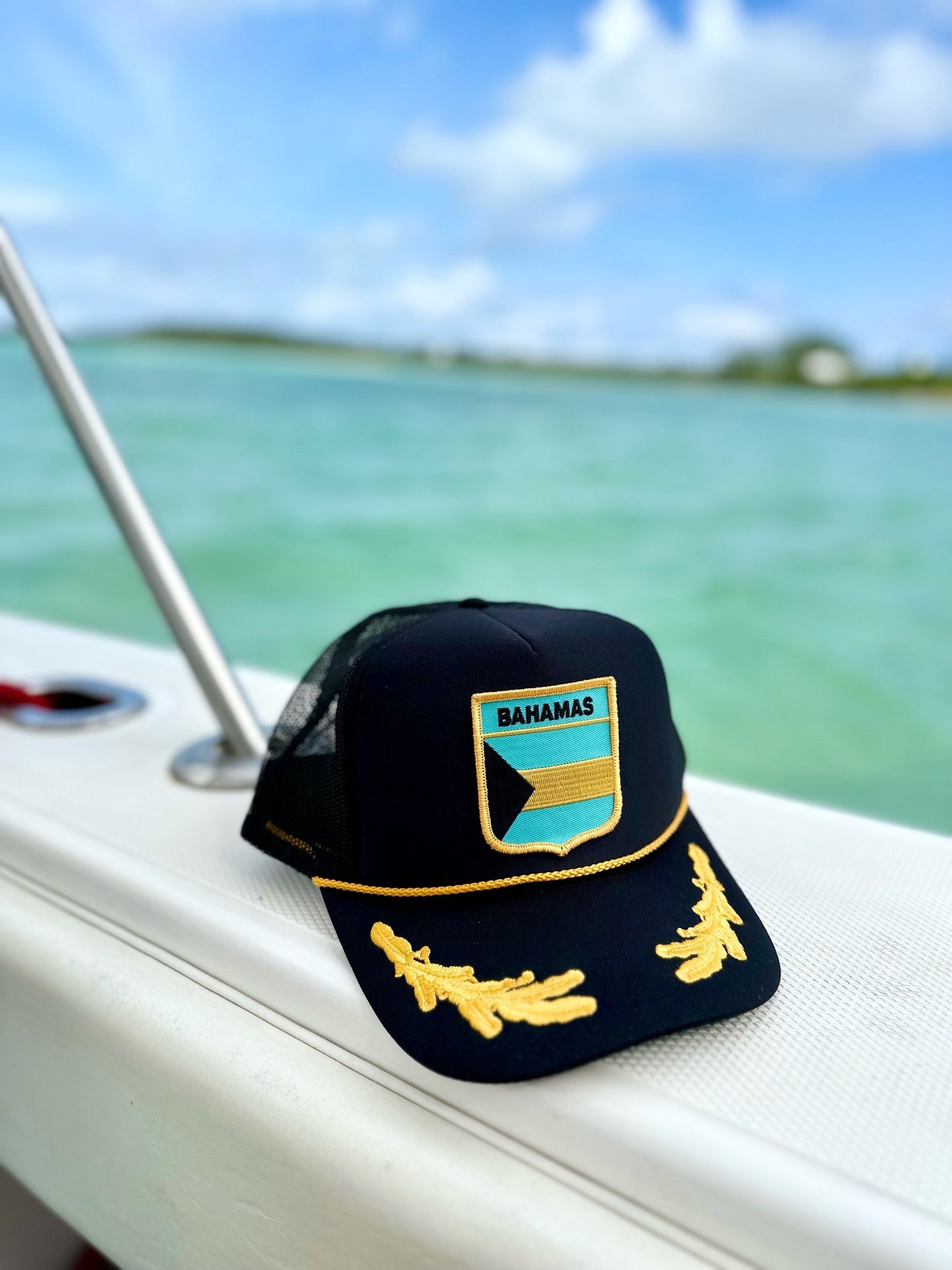 Bahamas Vintage Patch Captain Hat