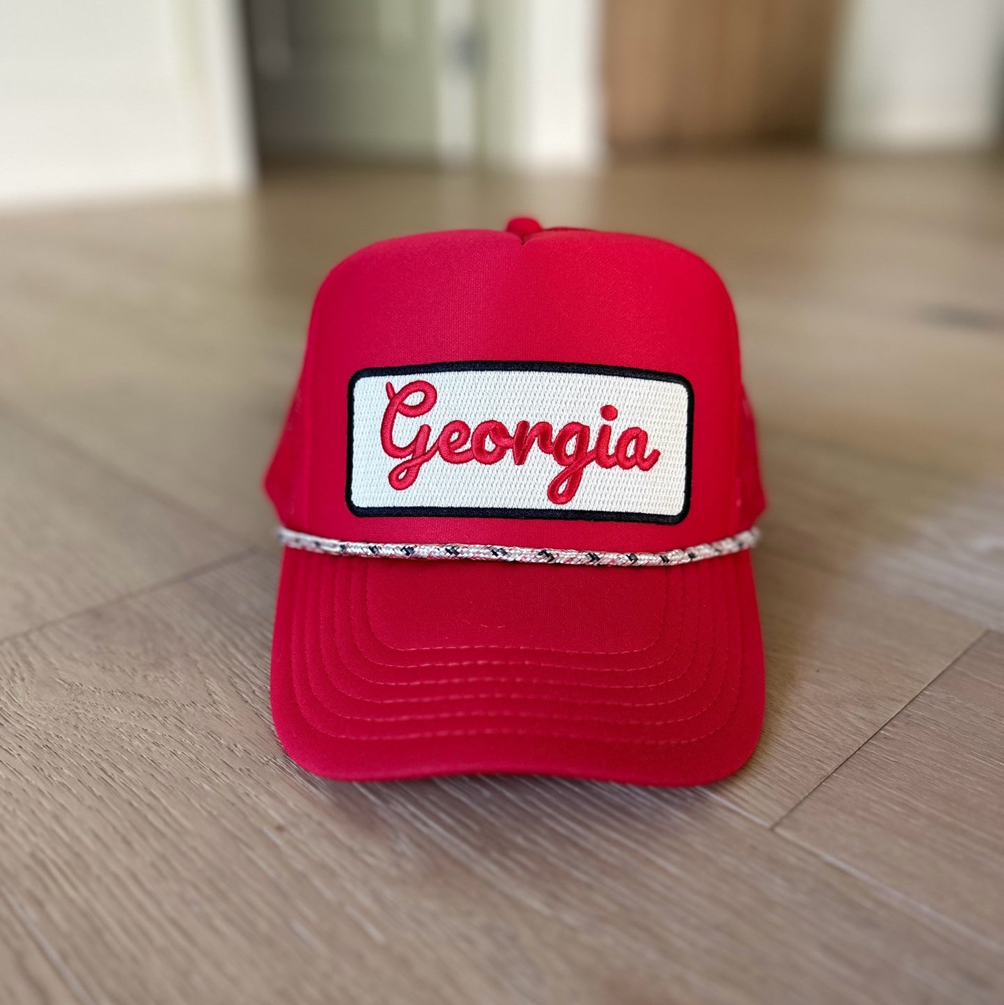 Varsity Trucker - Georgia (Ivory)