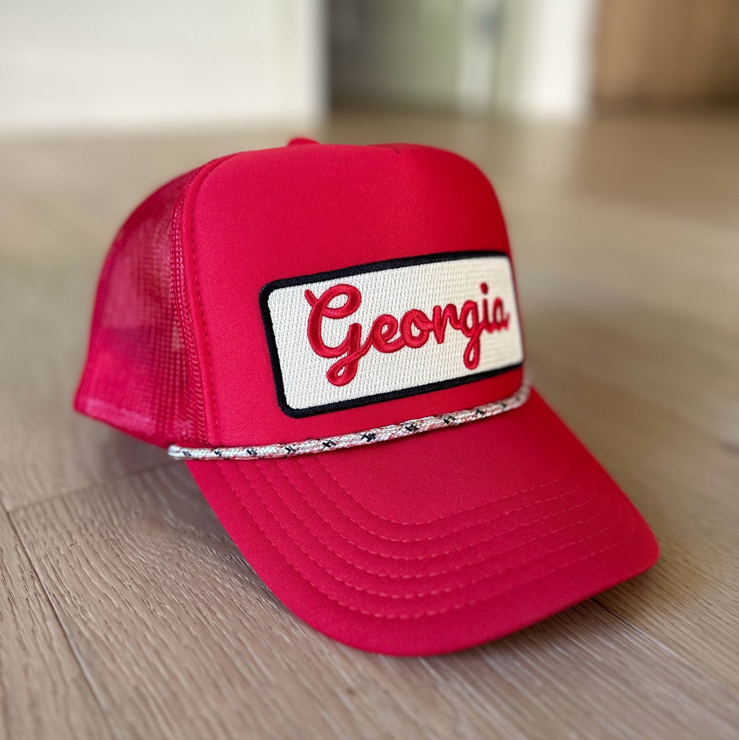 Varsity Trucker - Georgia (Ivory)