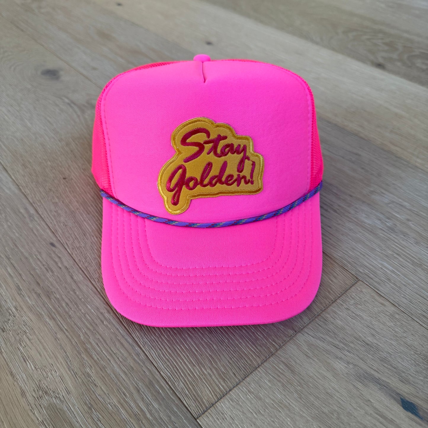 STAY GOLDEN trucker