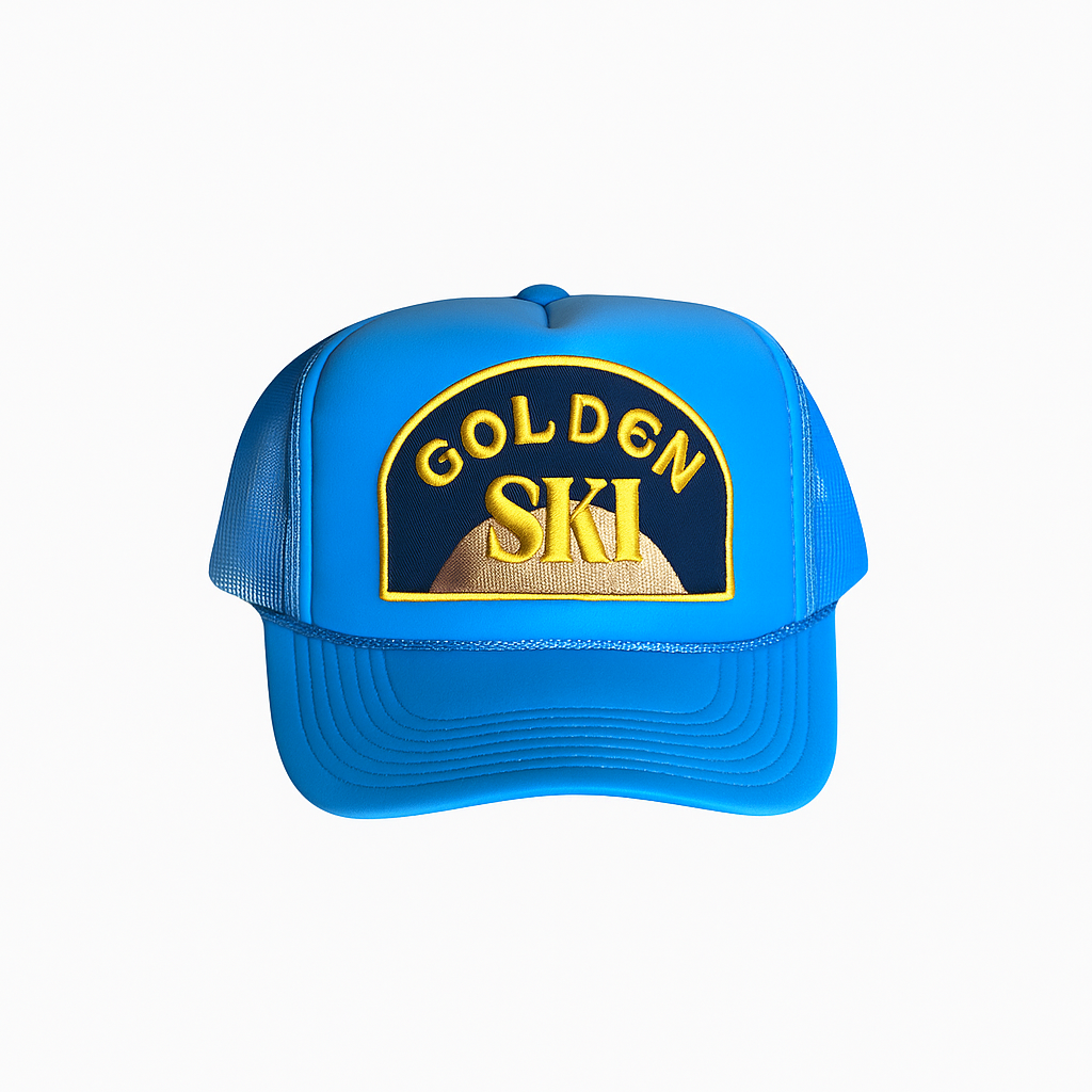 "GOLDEN SKI" Trucker Hat