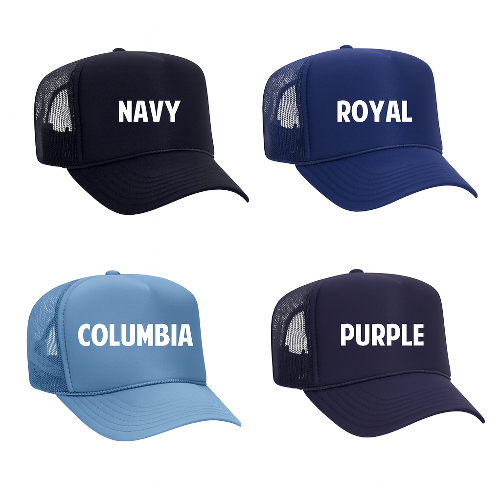 "Varsity Braves" Hat (Blue and Ivory Patch)