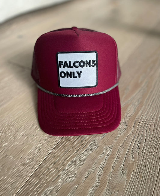 “FALCONS ONLY” trucker