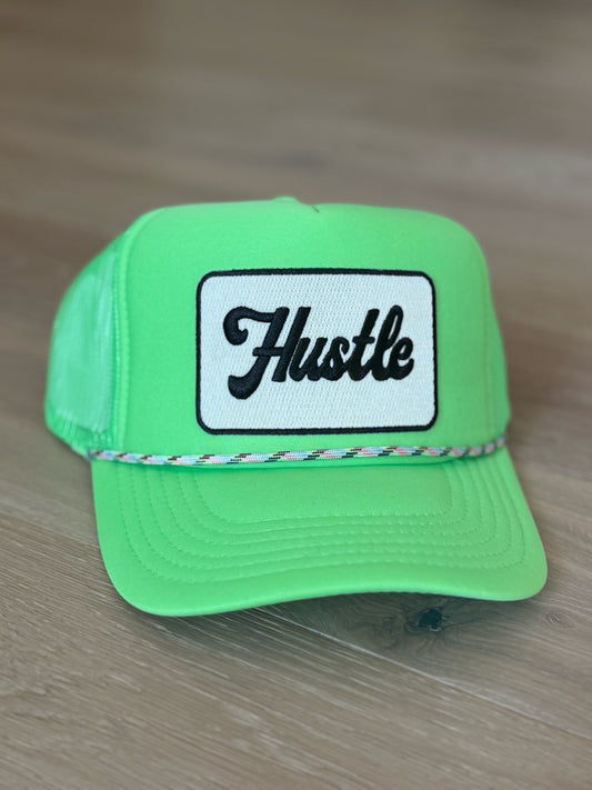 "HUSTLE" Patch Hat