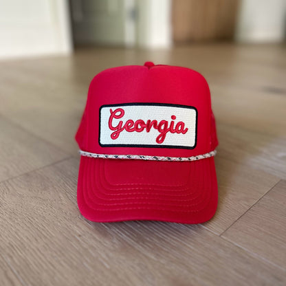 Varsity Trucker - Georgia (Ivory)
