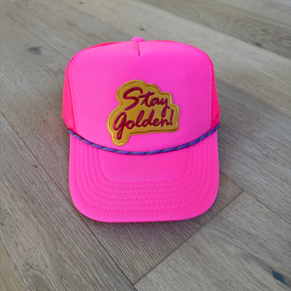 STAY GOLDEN trucker