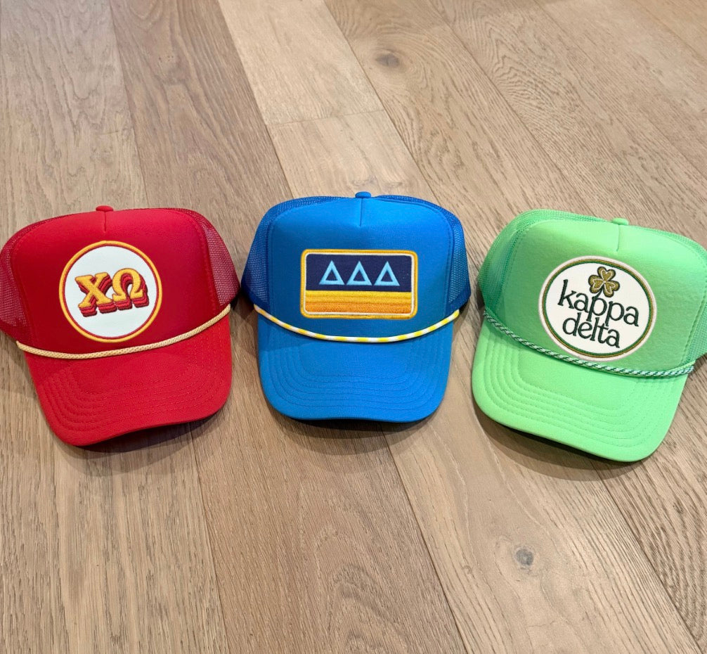 Chi O sorority trucker