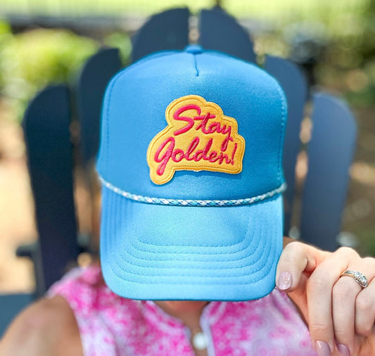 STAY GOLDEN trucker