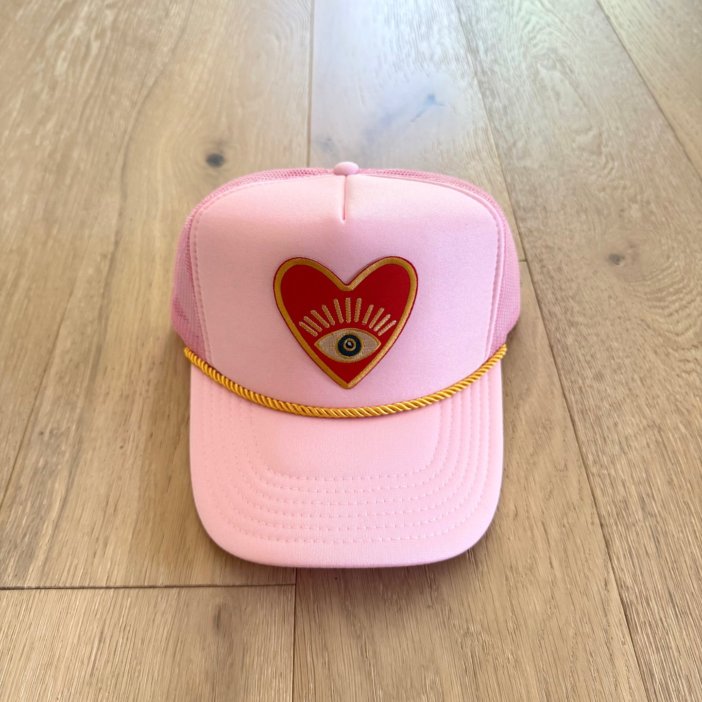 Heart Evil Eye Trucker