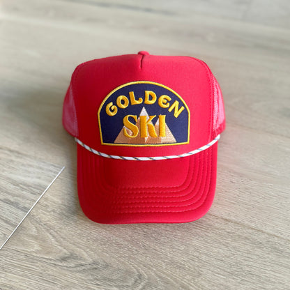 "GOLDEN SKI" Trucker Hat