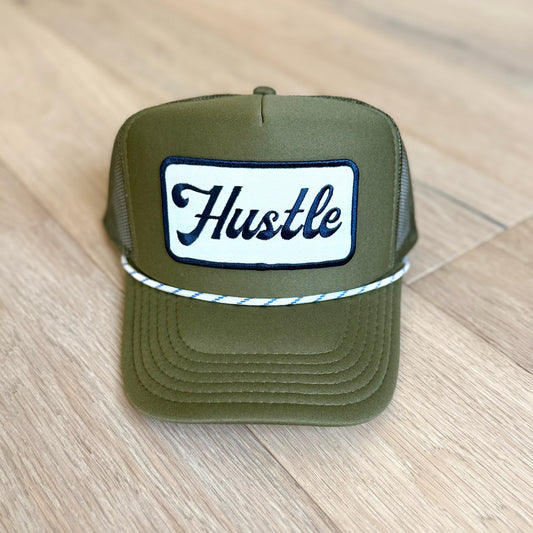 "HUSTLE" Patch Hat
