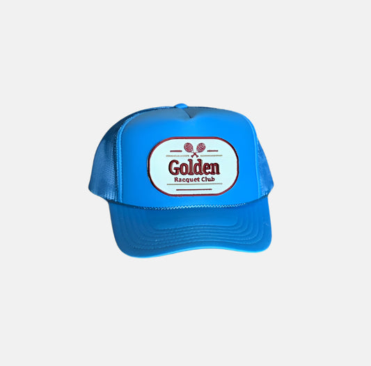 "GOLDEN RACQUET CLUB" Patch Hat
