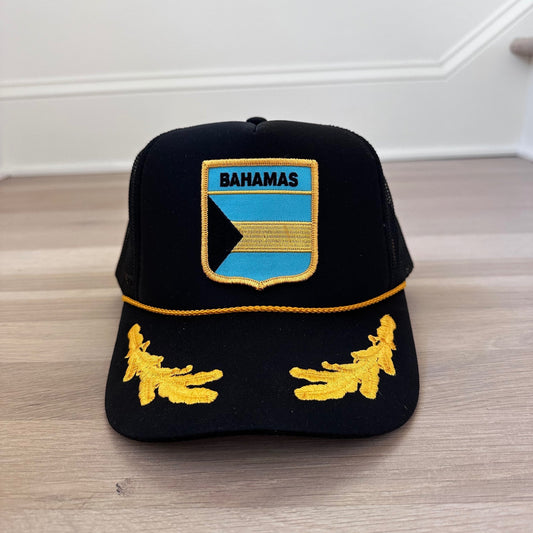 Bahamas Vintage Patch Captain Hat